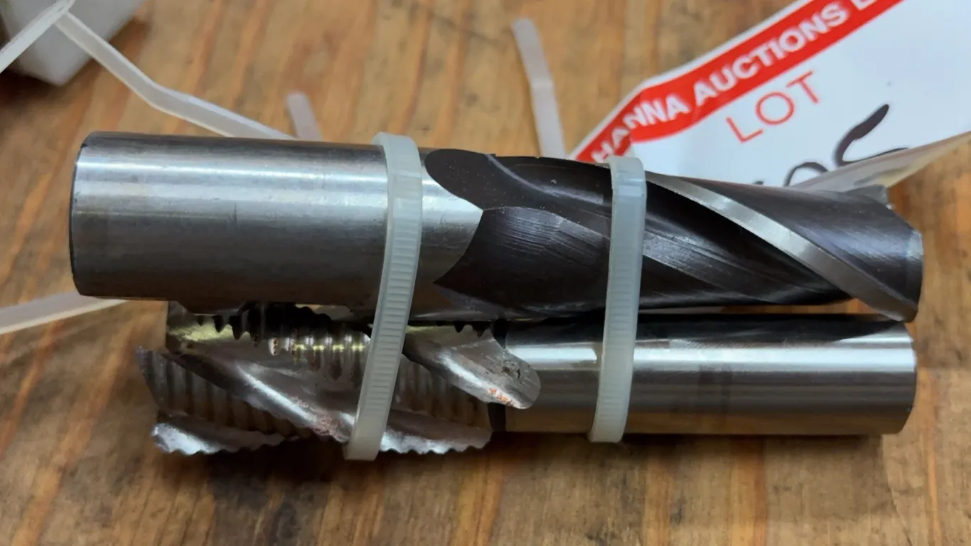 Machine Shop End Mill Set, Rougher and Finisher, 2 Pieces