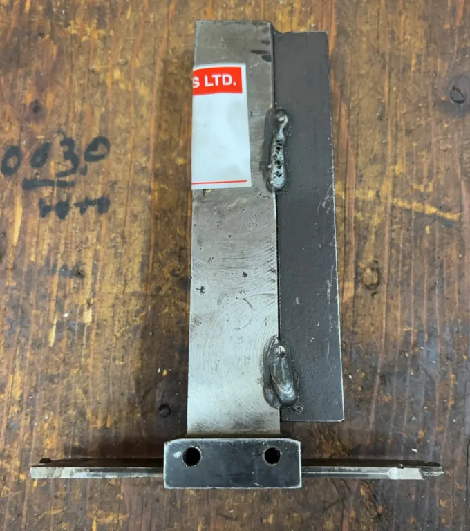Custom Lathe Parting Tool Holder with Cutoff Blade Assembly