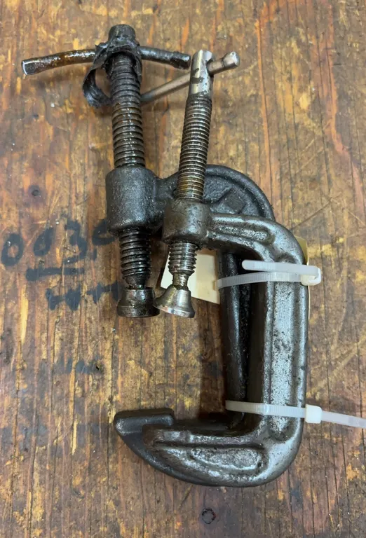 Heavy-Duty C-Clamp with Adjustable Swivel Pressure Pad