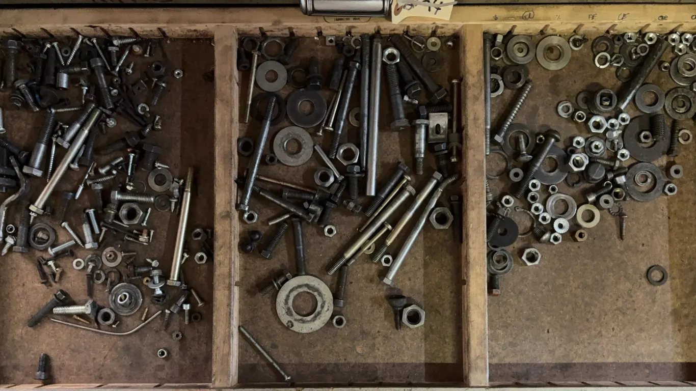 Assorted Machine Fasteners, Washers, Spacers, Studs & Hardware Lot