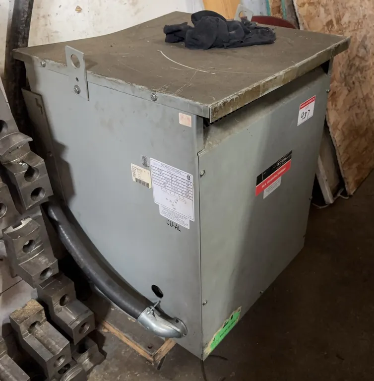 Rex Manufacturing RC75HC 75 KVA 3-Phase Dry-Type Transformer 480V to 240V