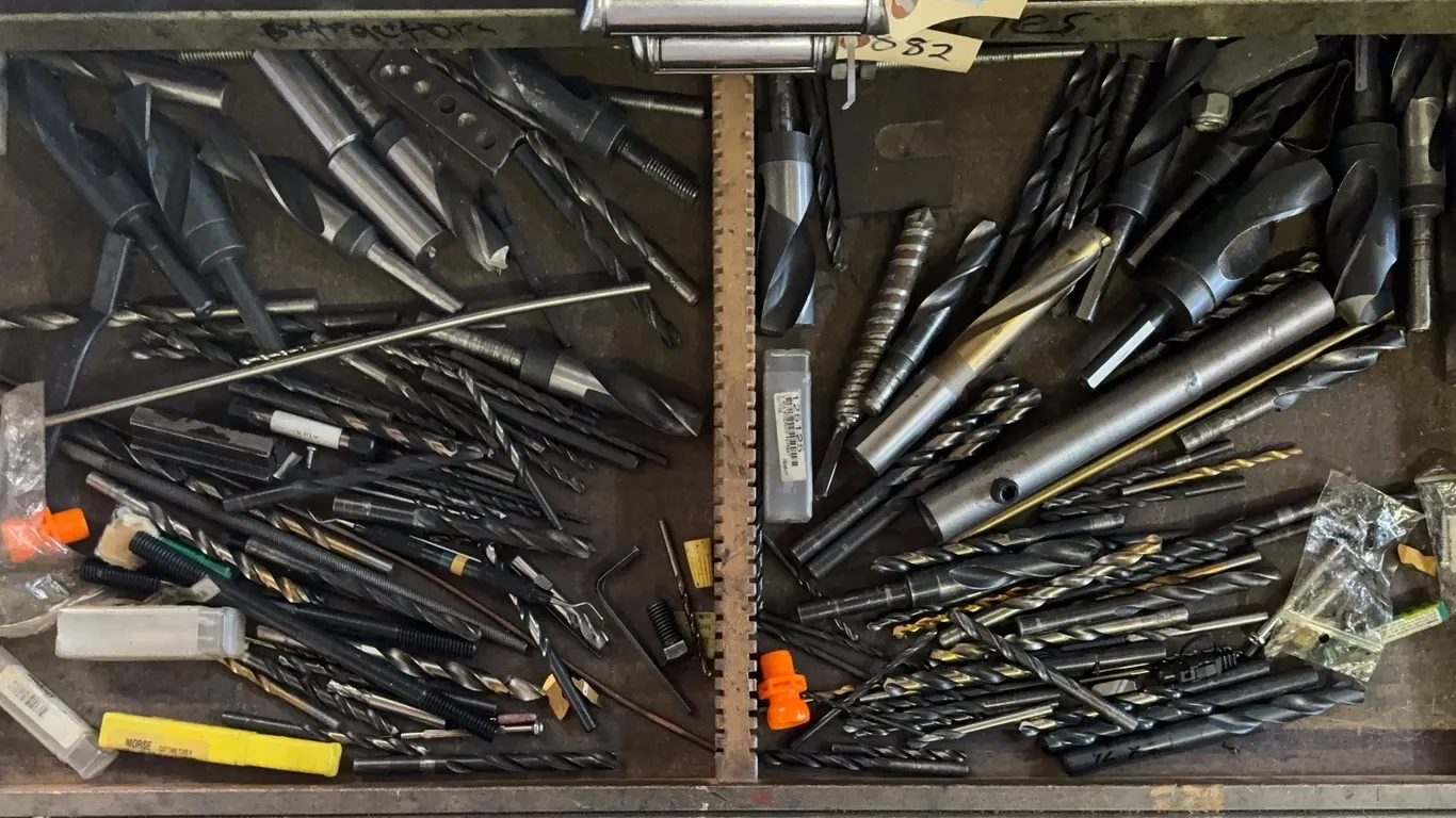 Assorted Drill Bits, Silver & Deming Drill Bits, Counterbores, Reamers & Machine Tooling Lot