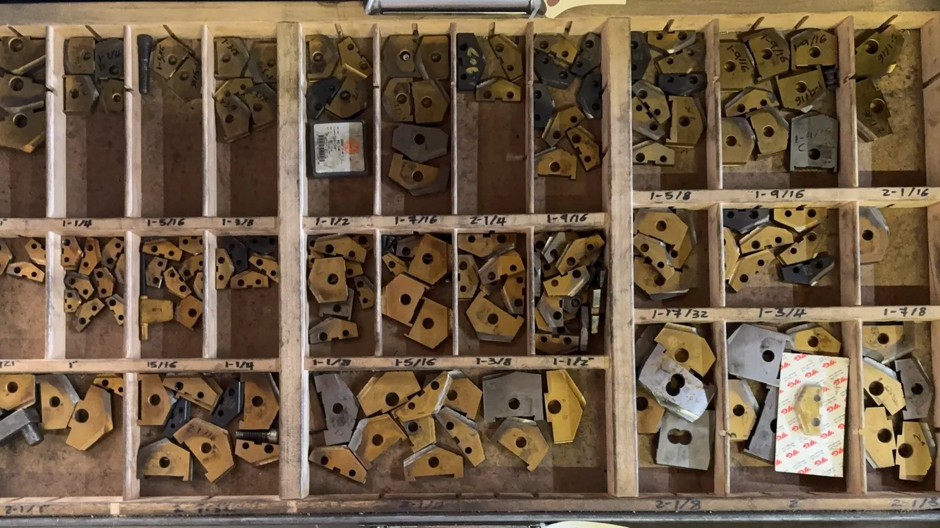 Assorted Profile Lathe Tooling Inserts & Form Cutter Blanks