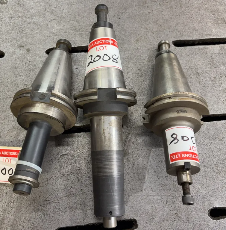 Erickson CAT50 Tool Holder Lot with Boring Bar Holders & End Mill Holder