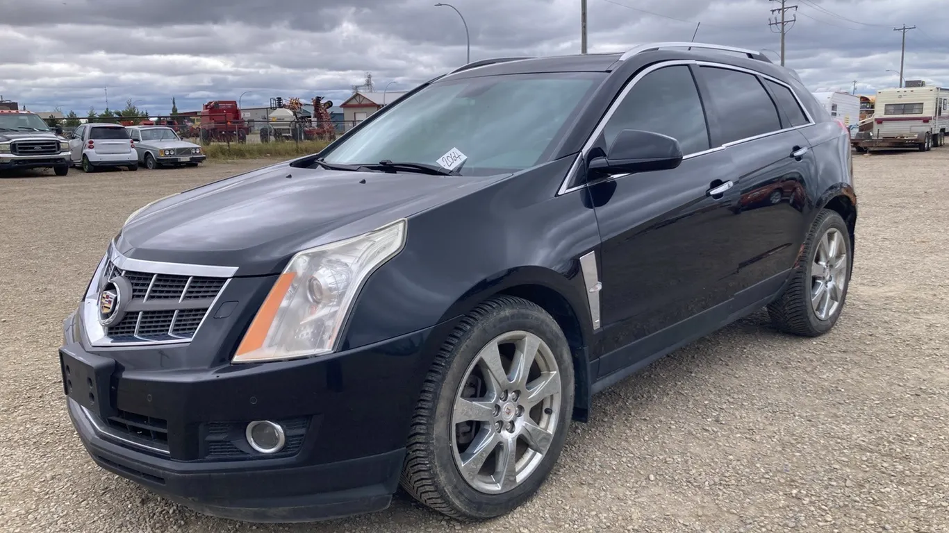2012 Cadillac SRX Black SUV VIN: 3GYFNFE30CS502239