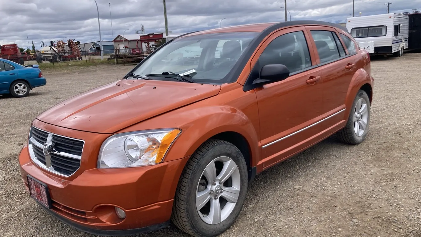 2011 Dodge Caliber SXT Orange Car VIN: 1B3CB4HA0BD263081