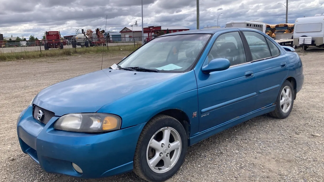 2003 Nissan Sentra Blue Car VIN: 3N1AB51D43L723678