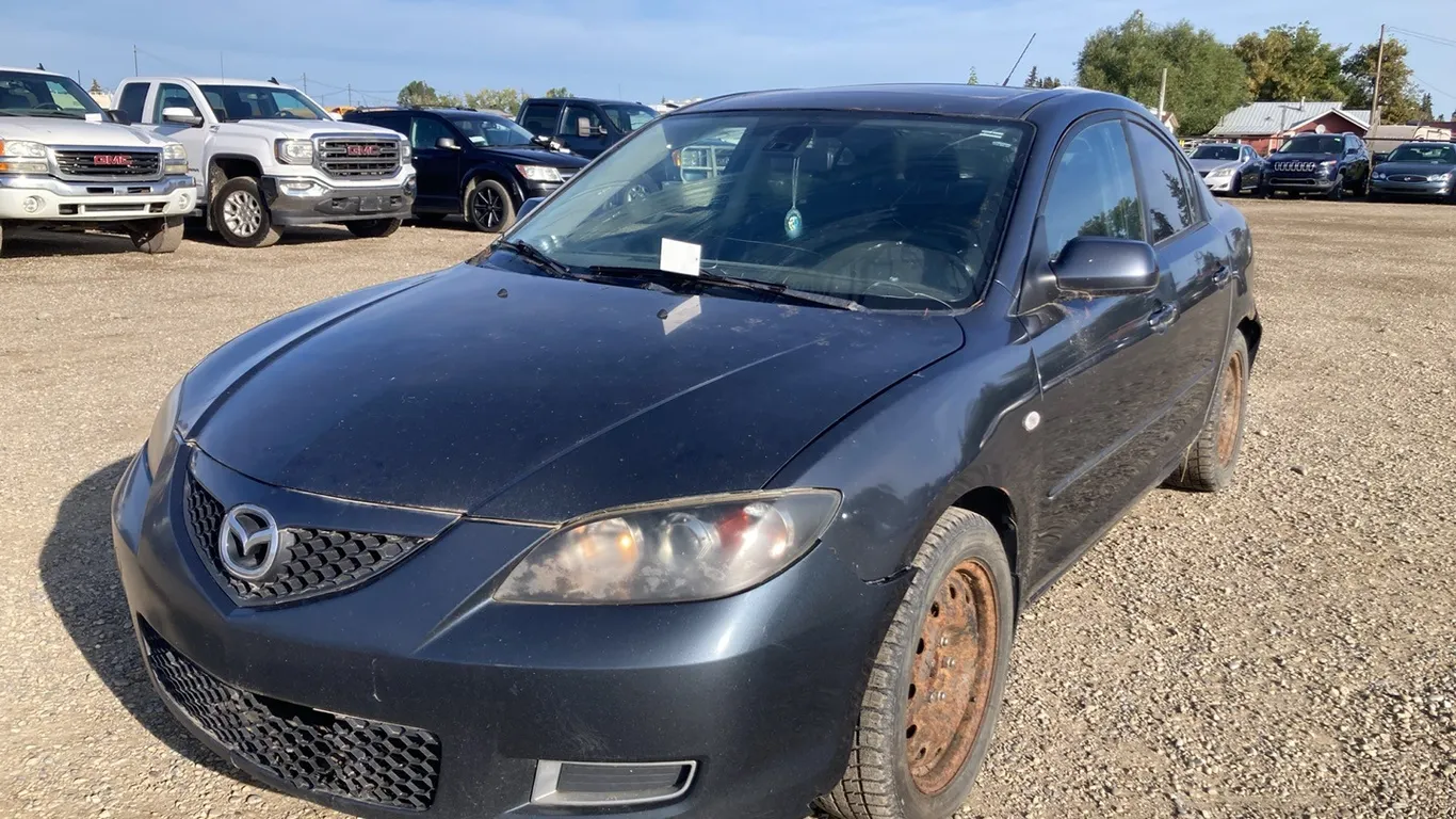 2009 Mazda A3I Grey Car VIN: JM1BK32F491255098