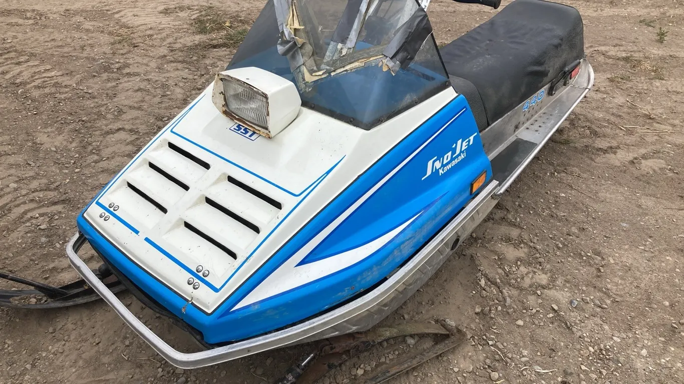 1975 Kawasaki Snowmobile, No Visible VIN