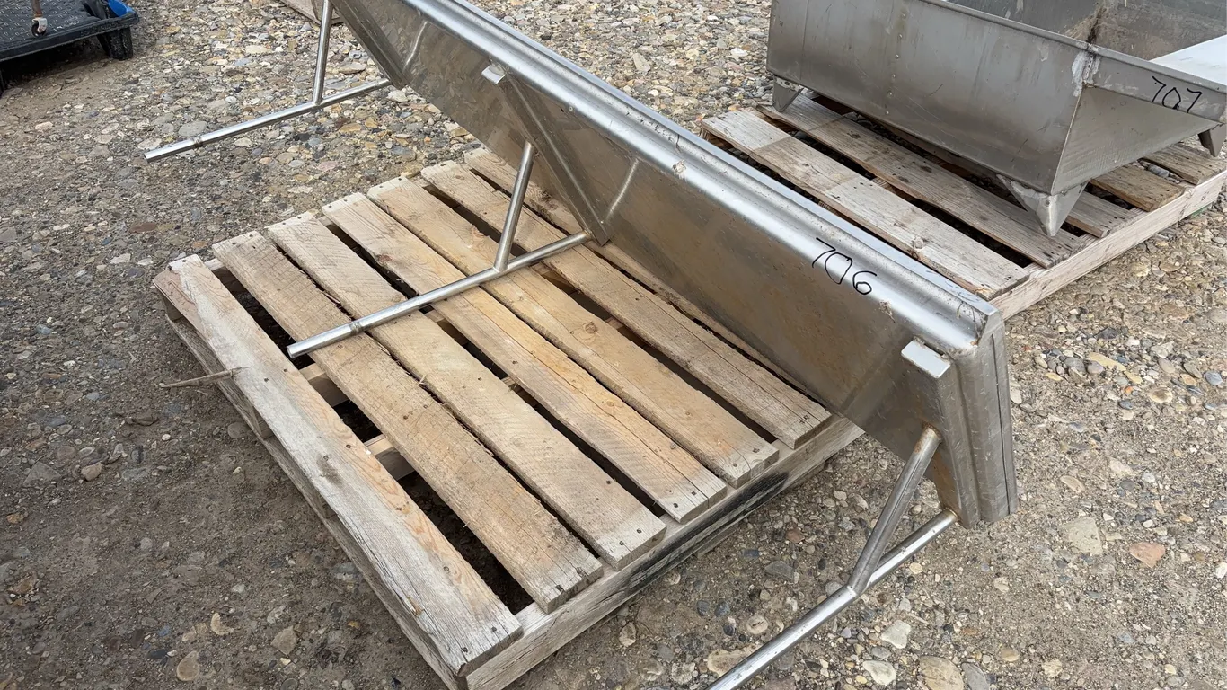 Industrial Meat Prep Stainless Steel table, approx 80"x 23" x 30", *Unreserved*