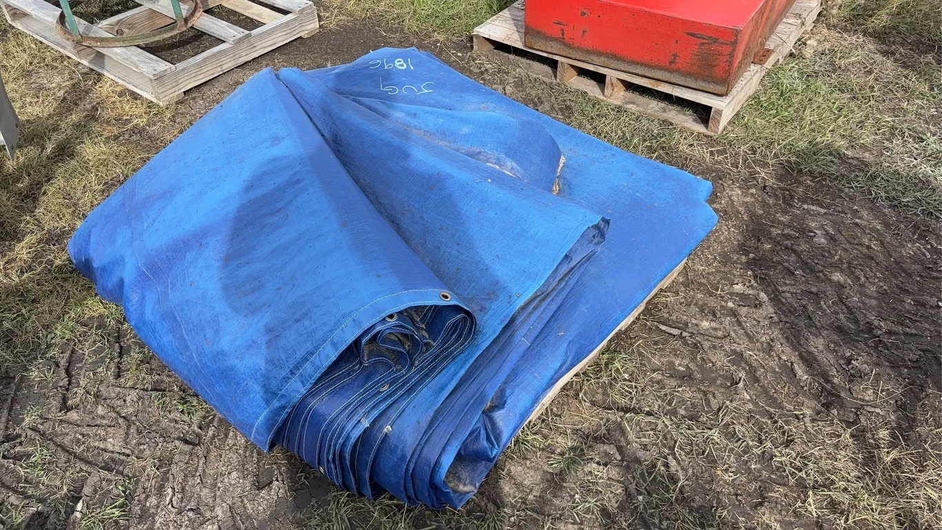 Blue Tarp, approx 100'x60', *Unreserved*