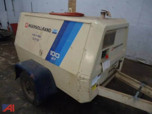 Ingersoll Rand Trailered Air Compressor