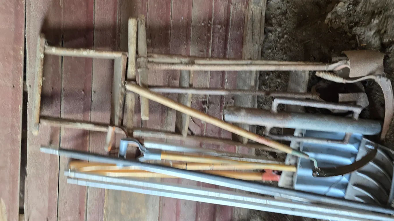 Shovels, Snow Rake, Post Hole Digger