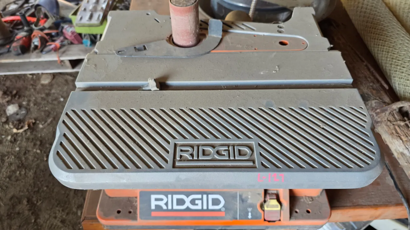 Rigid Drum Sander and Contents on Table, Untested