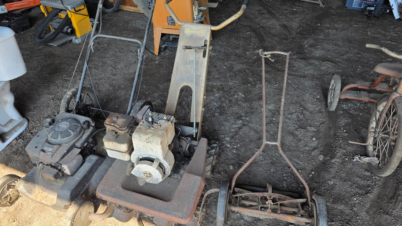 Walk Behind Mowers/Tiller, Untested