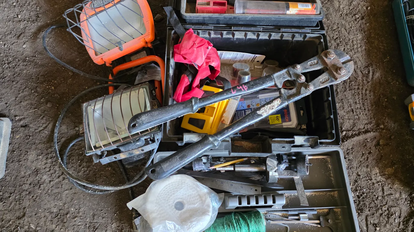 Bolt Cutter, Work Lights, Misc