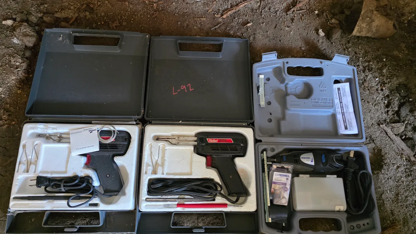 Soldering Irons and 120V Dremel