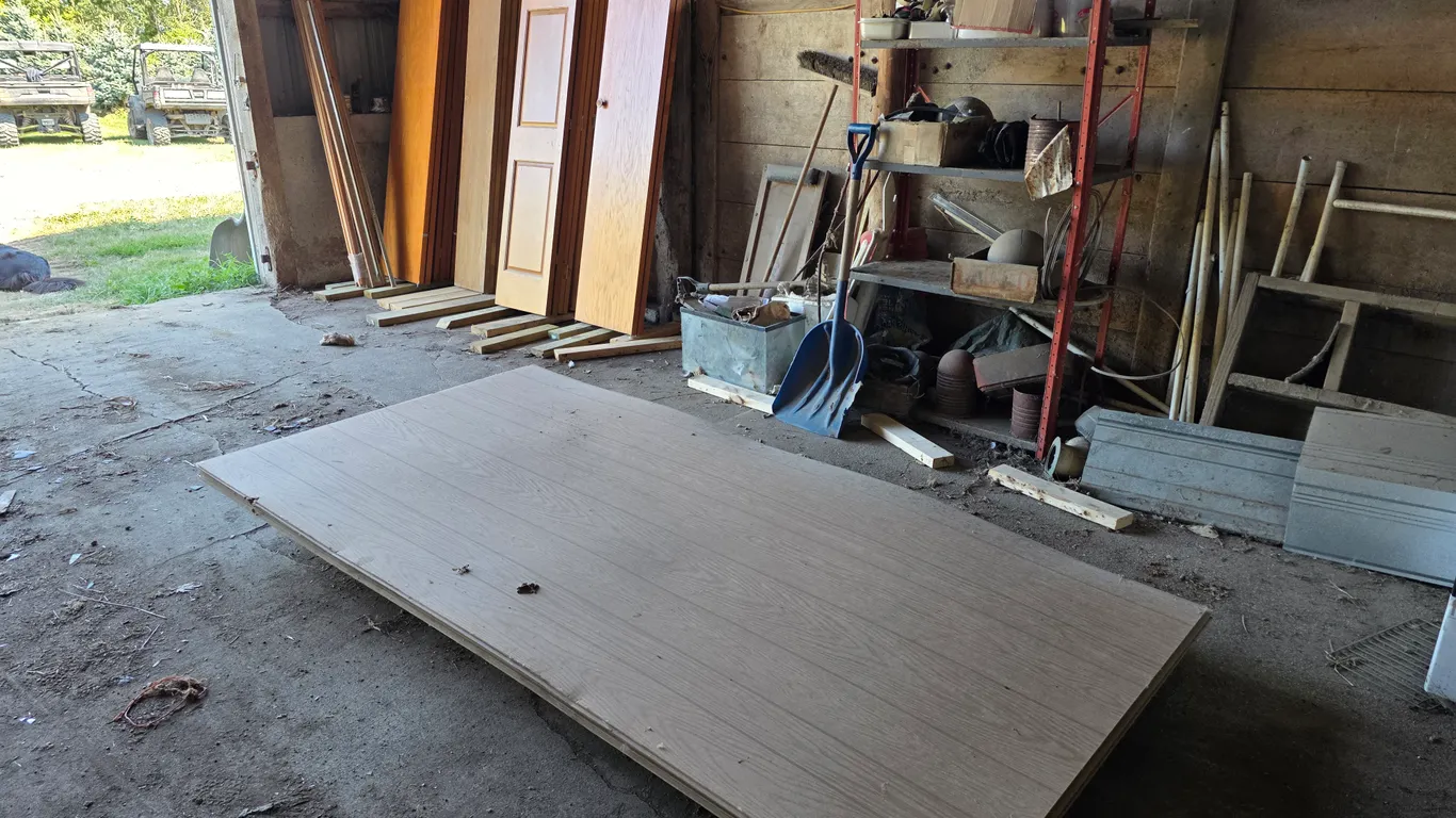 Closet Doors, 10 Sheets of Paneling, Buying All for One Money