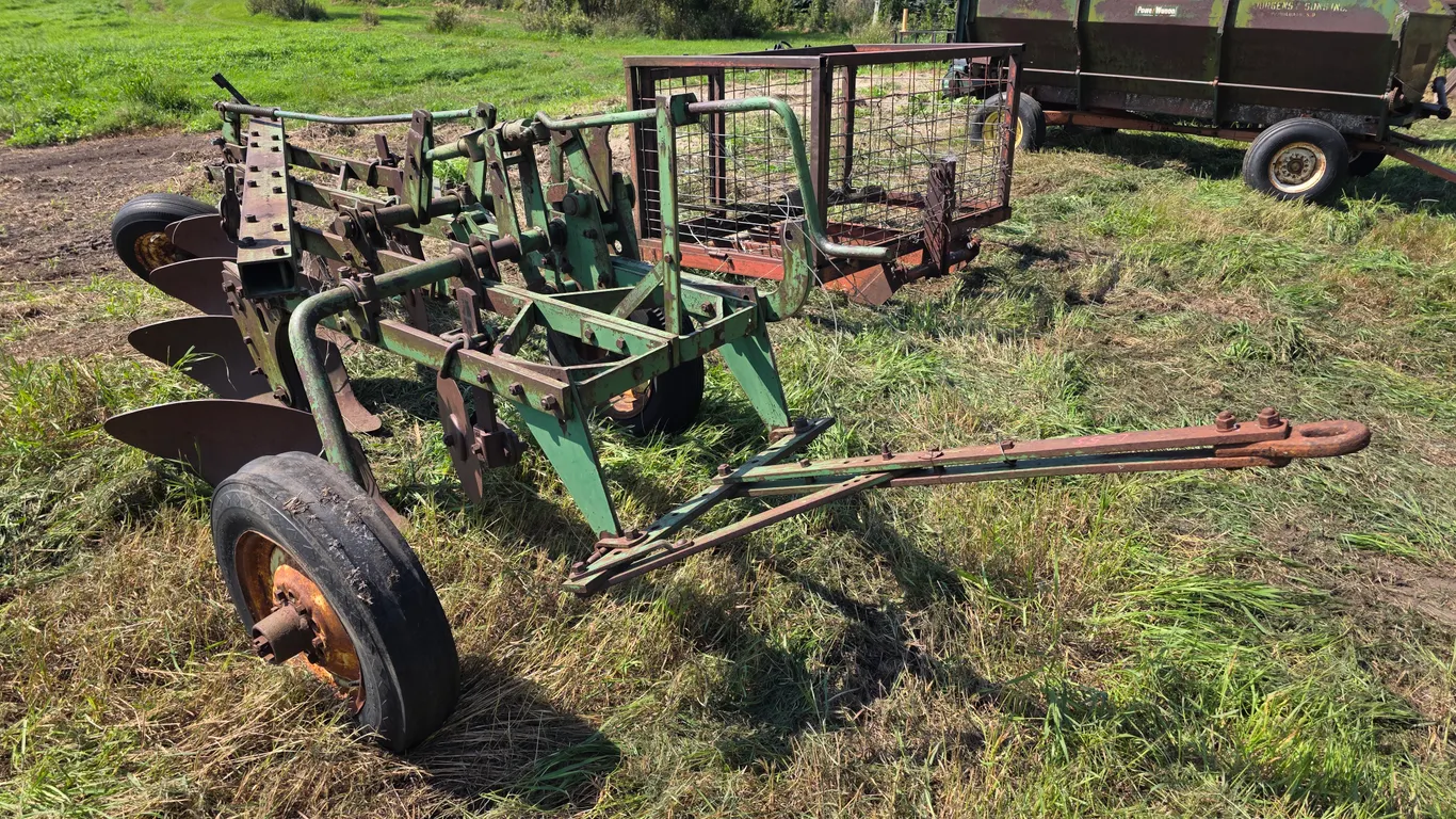 John Deere 4 Bottom on Land Plow, Untested