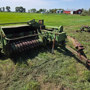 John Deere Model 14T Small Square Baler for Parts or Repair, Untested