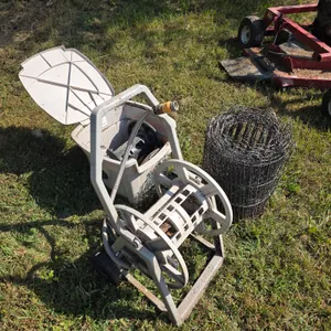 Hose Reels and Garden Fence