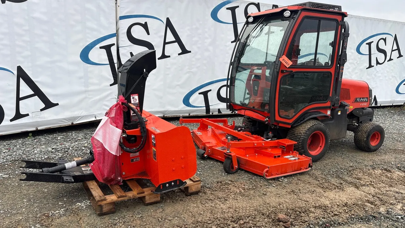 Kubota F3710 Mower W/ Snow Blower Attachment