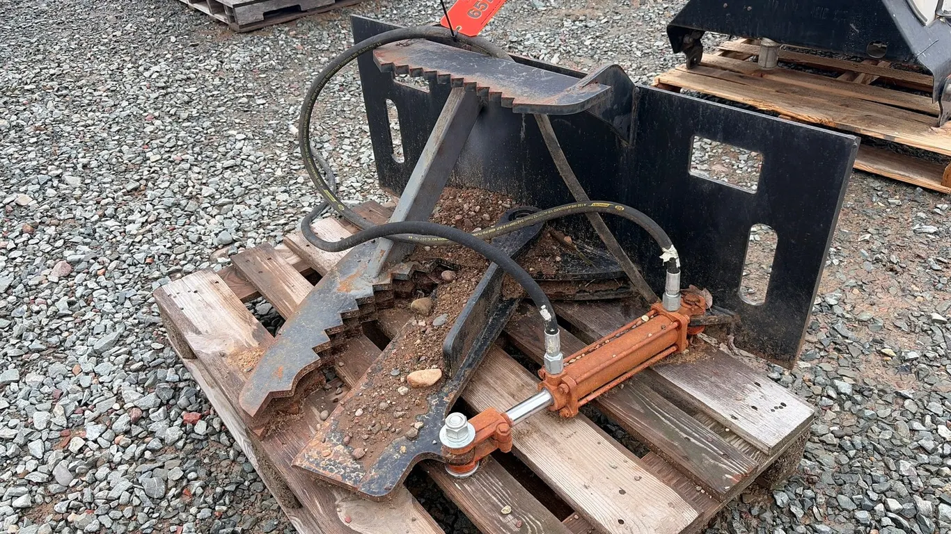 Skid Steer Tree Shear Attachment