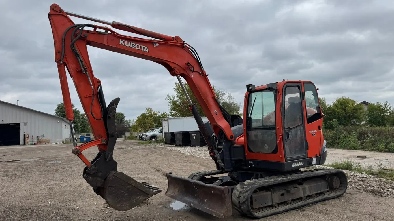 Kubota KX080-3 Mini Excavator