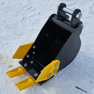 SDLANCH 8" Toothed Bucket 17kg~New _Fits CFG/AGT/TPM/SDLanch Excavators
