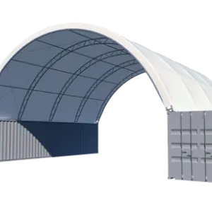 Hanbase W40ft x L40ft PVC Dome Container Shelter C404015S-610gsm~New!