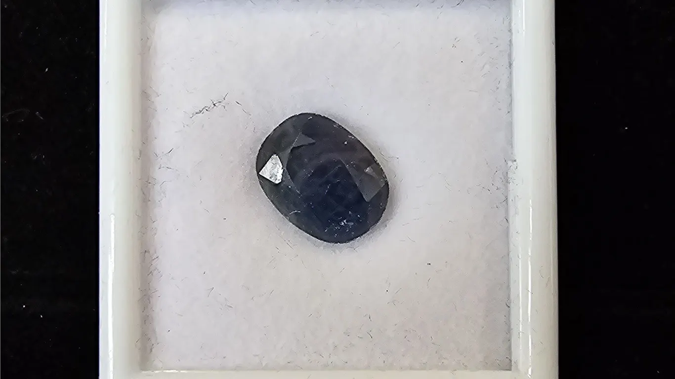 *NEW* 10.1CT OVAL CUT UNTREATED NATURAL SAPPHIRE: 9.9MM X 12.8MM