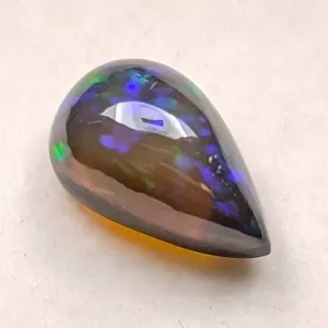 4.42 CT CERTIFIED BLACK OPAL GEMSTONE ($2,210 APPRAISAL)