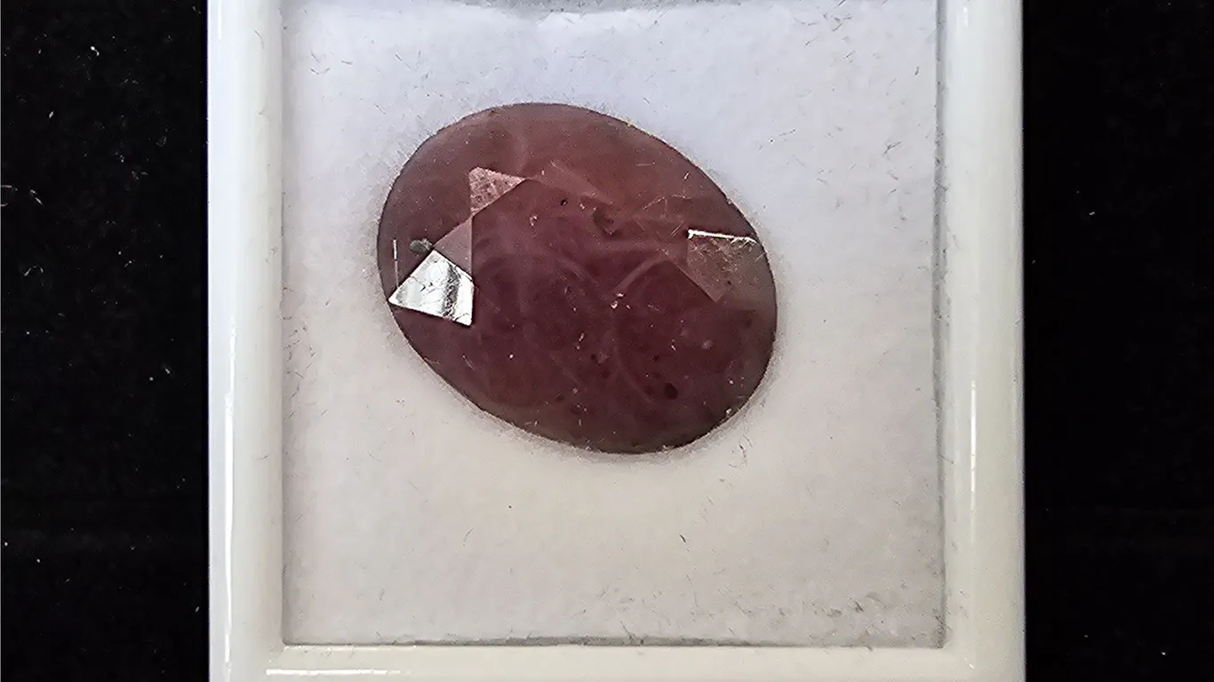 *NEW* 28.1CT OVAL CUT UNTREATED NATURAL RUBY: 16.8MM X 21.7MM