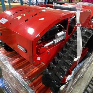 MMS MODEL 800 REMOTE CONTROLLED GAS POWERED LAWN MOWER WITH TRACKS