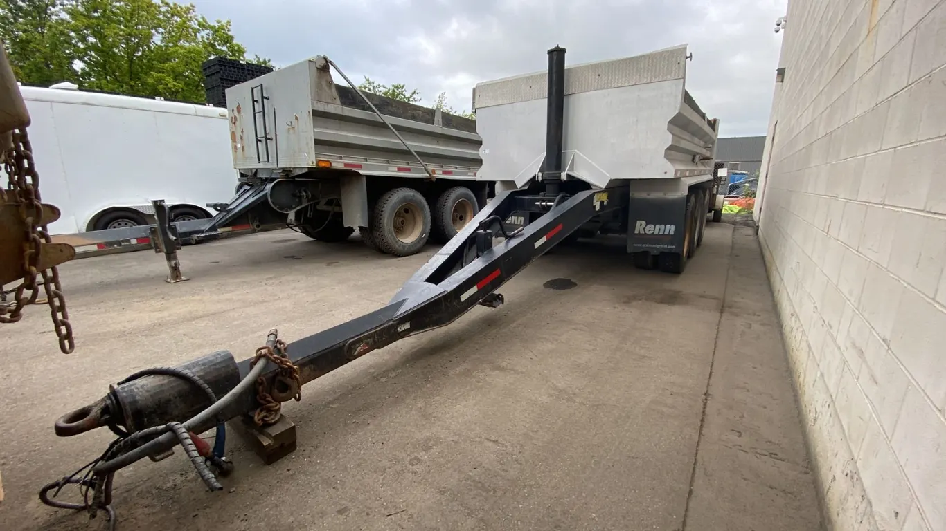2015 SOUTHLAND WAGON TRAILER TRI-AXLE DUALLY HEAVY DUTY PUP TRAILER, GREY, VIN 2S9NE3698F1031435,