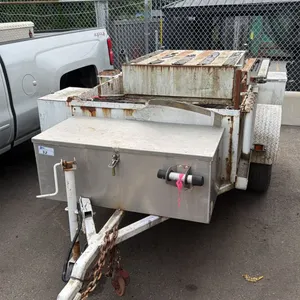 1995 UBILT UTILITY TRAILER, WHITE, VIN 082795,