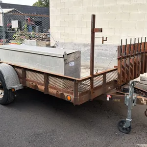 2004 PJ TRAILER FLAT DECK, HEAVY TRAILER, BLACK, VIN 4P5SA121542049874,