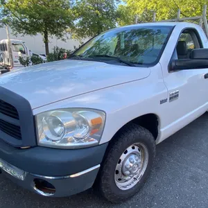 2007 DODGE RAM 2500HD, 2DR PICKUP, WHITE, VIN 3D6WR26D17G804751,