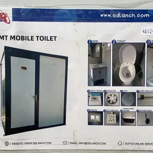 SDLANCH IRMT SELF-CONTAINED INSULATED PORTABLE BATHROOM COMPLETE WITH SHOWER, TOILET, SINK,