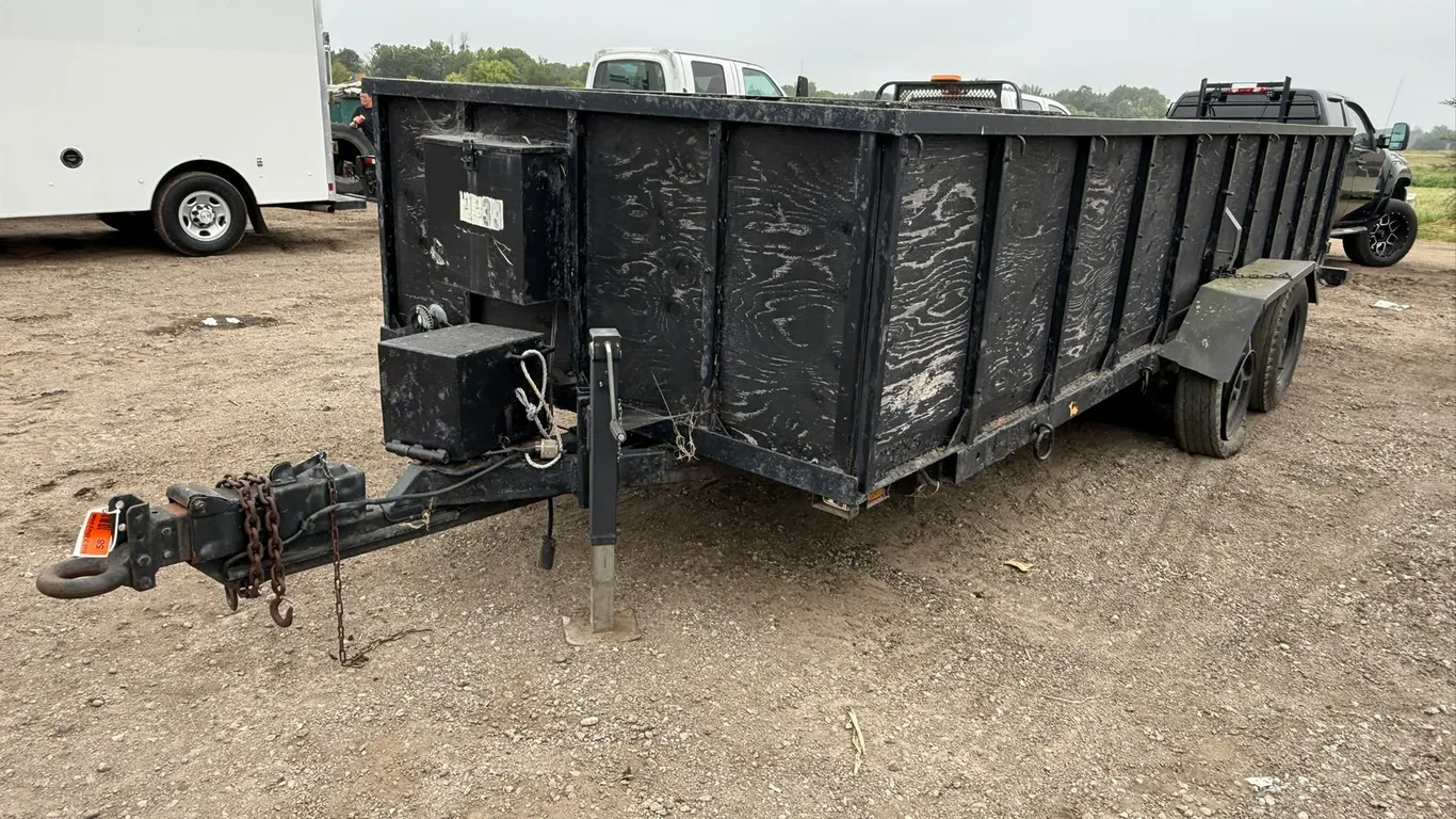 1979 Homemade 24' Cable Pull Unload Trailer