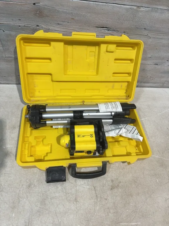 Laser with tripod