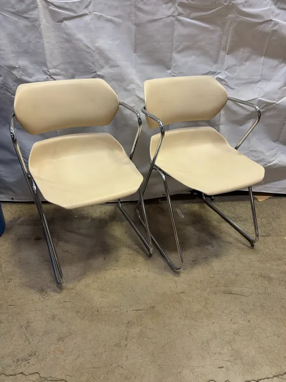 Pair of Vintage Acton Stacking Chairs