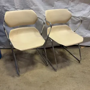 Pair of Vintage Acton Stacking Chairs