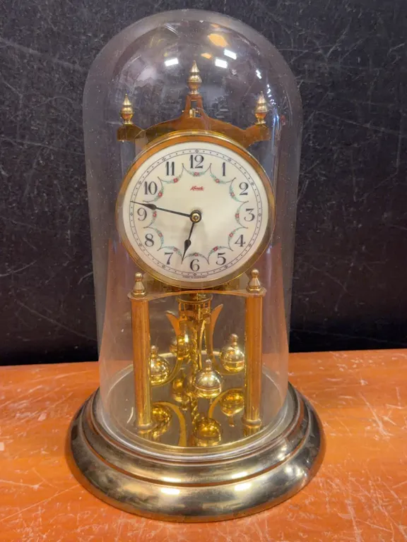 Kundo German Anniversary Clock Under Dome