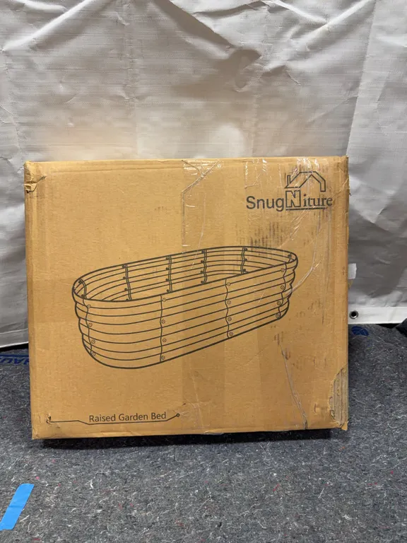 SnugNiture Raised Metal Garden Bed – Boxed