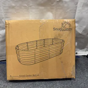 SnugNiture Raised Metal Garden Bed – Boxed