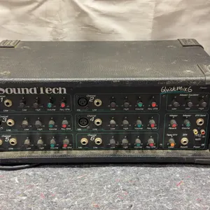SoundTech QuickMix 6 Powered Audio Mixer
