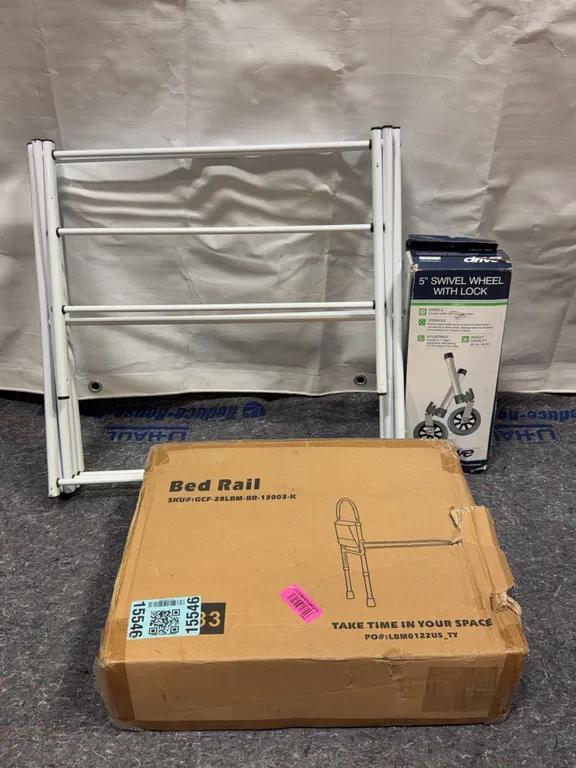 Bed Safety Rail, Mobility Walker Wheels & Folding Rail