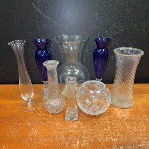 Assorted Decorative Glass Vases