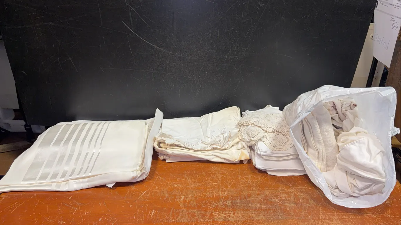 Vintage White Linens & Crochet Textiles